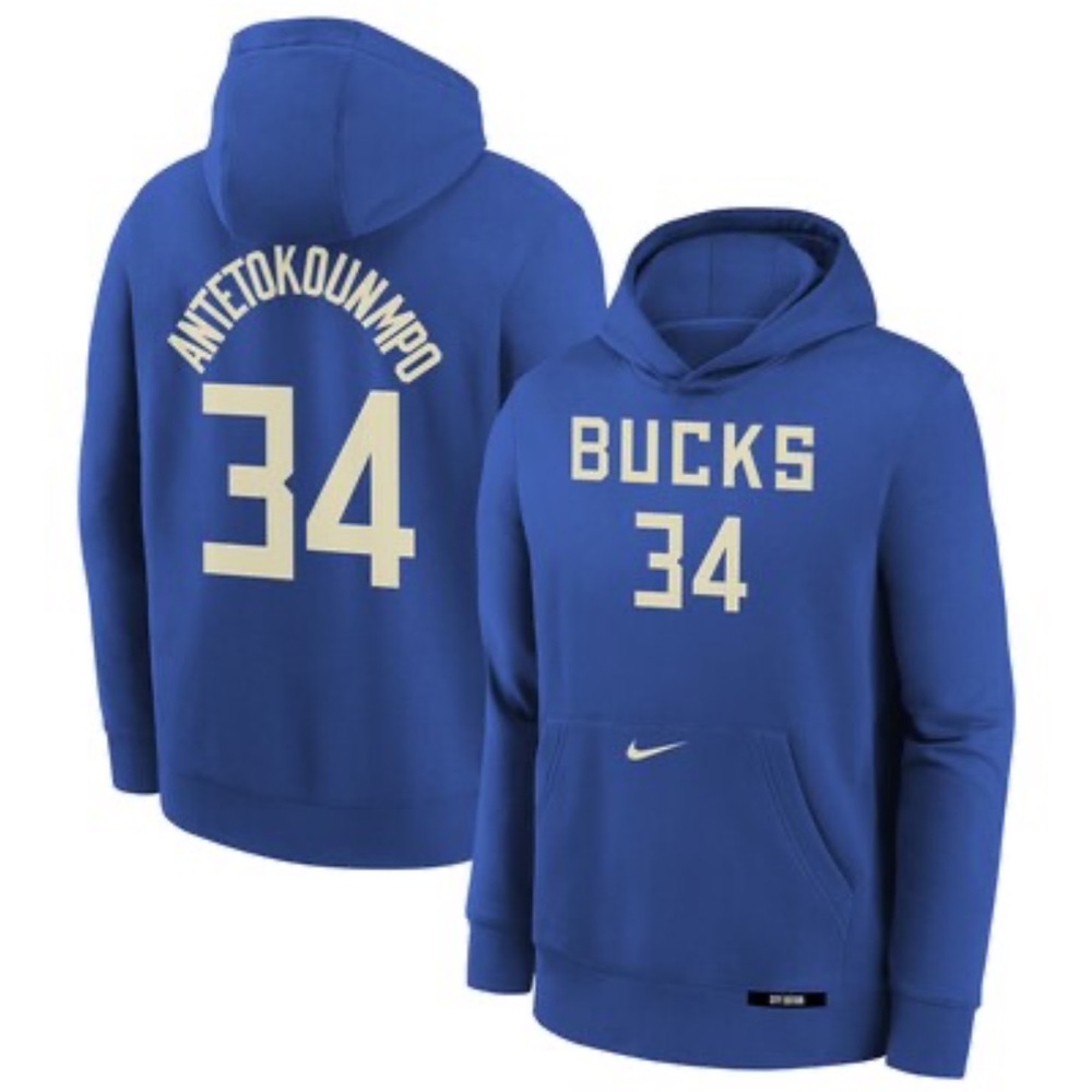 Nike Bucks Hoodie youth XL NWT